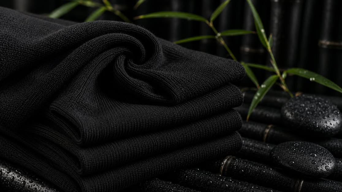 Close-up of the bamboo-derived breathable knit used in TrueFit compression socks